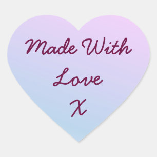 Made With Love stickers