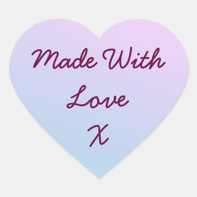 Made With Love stickers (Front)