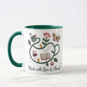 Made with Love & Thread: A Cozy Stitch Tale Mug