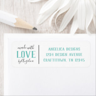 Made with Love Turquoise Handmade Business