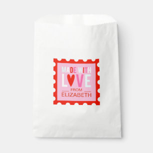 Made With Love Valentines Treat Bag