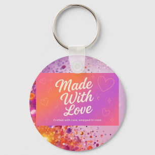 Made With Love Watch Keychain