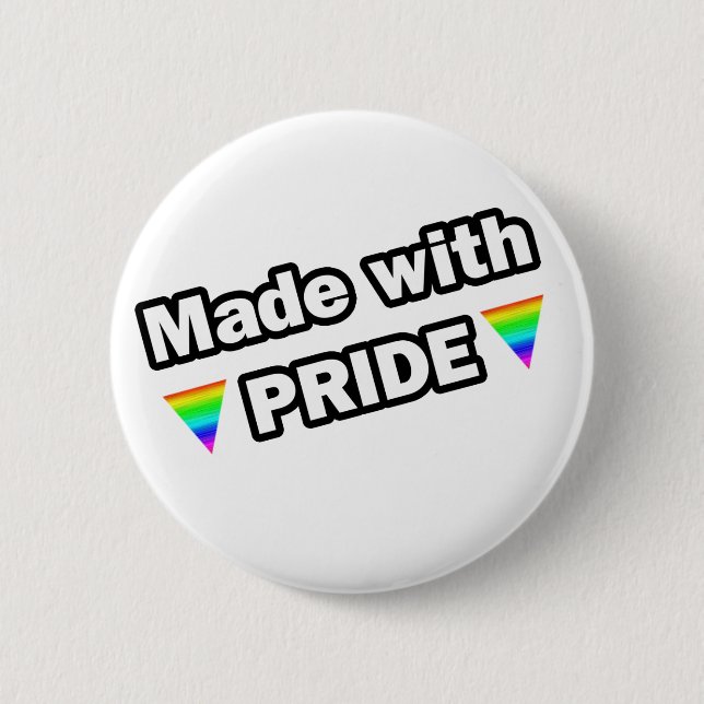 Made with Pride 2 Inch Round Button (Front)