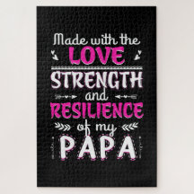 Made With The Love Strength Resilience Of Fun Dad