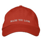 Made You Look Red Hat