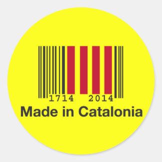 madeincatalonia2 classic round sticker