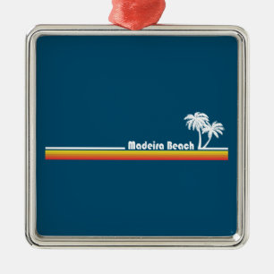 Madeira Beach Florida Metal Ornament