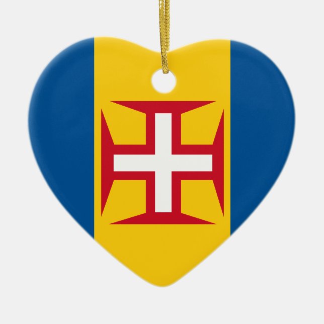 Madeira Ceramic Ornament (Front)