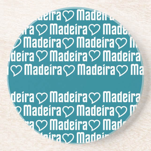 Madeira coaster, customize coaster (Front)