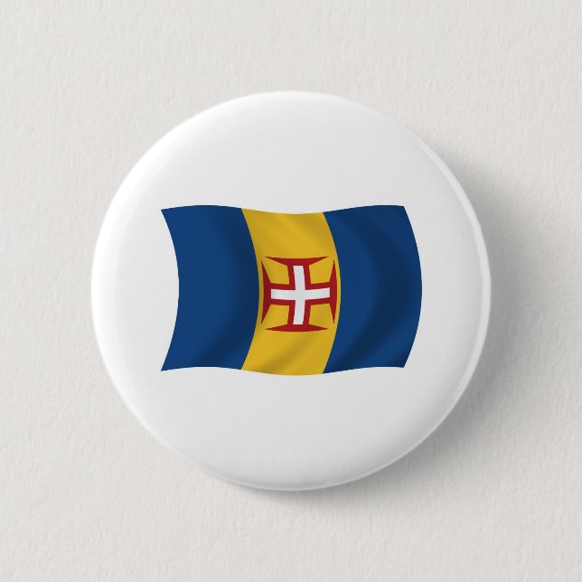 Madeira Flag Button (Front)