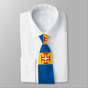Madeira Flag Custom Men's Tie
