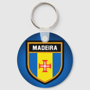 Madeira  Flag Keychain