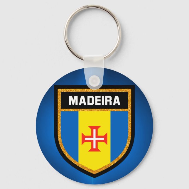 Madeira  Flag Keychain (Front)