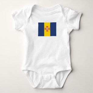Madeira flag Portugal province symbol cross Baby Bodysuit