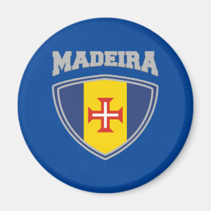 Madeira Flag Shield Magnet