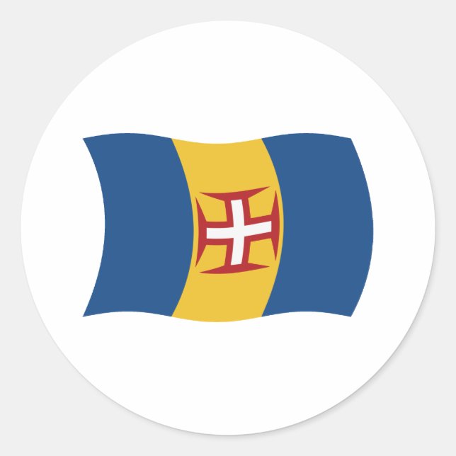 Madeira Flag Sticker (Front)