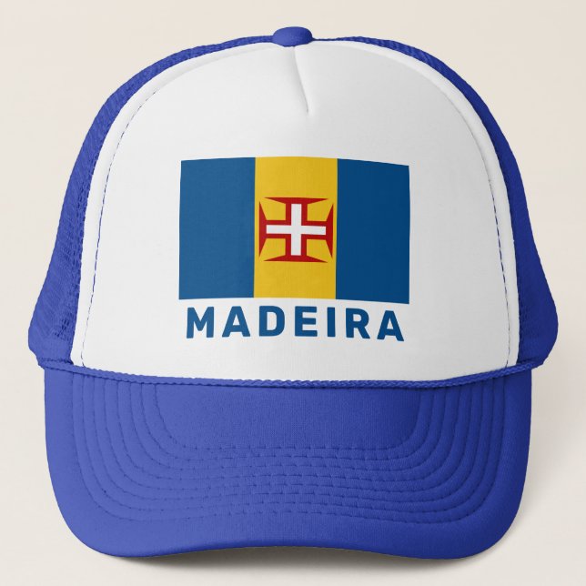 Madeira Flag Trucker Hat (Front)