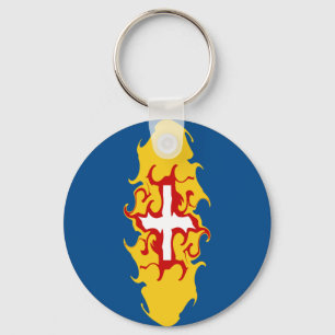 Madeira Gnarly Flag Keychain
