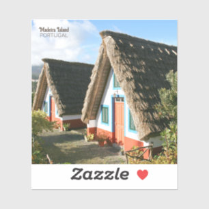 Madeira Island photo with Typical Houses, Portugal