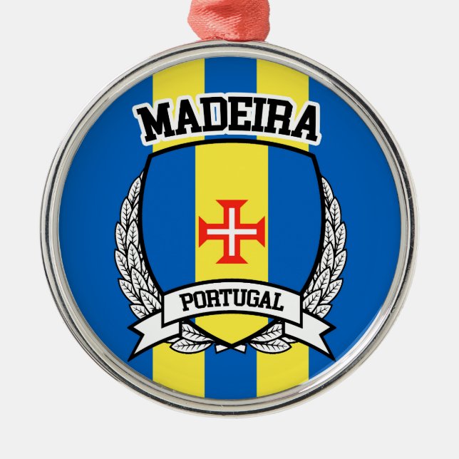 Madeira Metal Ornament (Front)