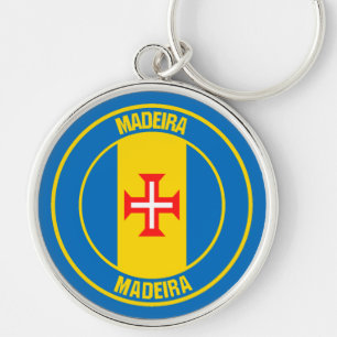 Madeira Round Emblem Keychain
