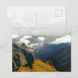 Madeira Rugged Mountain View Postcard