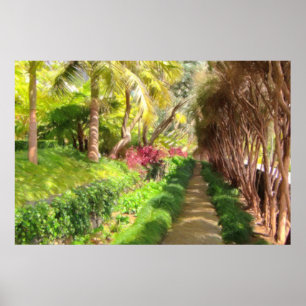 Madeira Sidewalk Poster