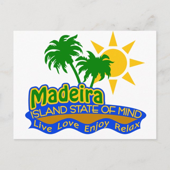 Madeira State of Mind postcard (Front)