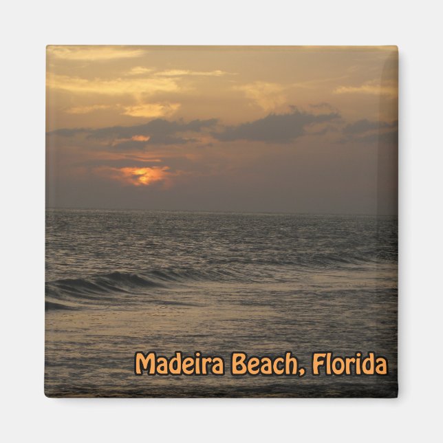 Madeira Sunset Magnet (Front)
