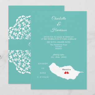 Madeira Wedding Destination Invitation