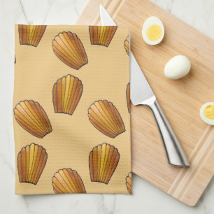 Madeleine French Food Pastry Chef Pâtisserie Cakes Kitchen Towel