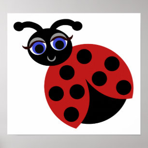 Madeleine LadyBug Toon Print