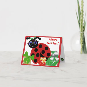 Madeleine Toon Ladybug Holiday Card