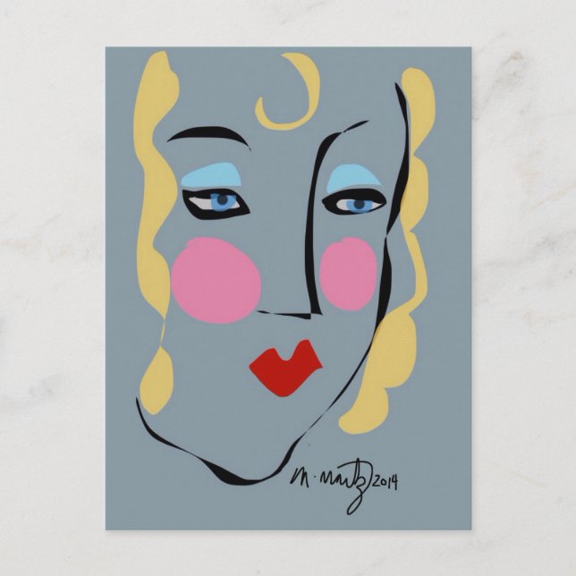 Madeleine Was Mad For Matisse Postcard (Front)