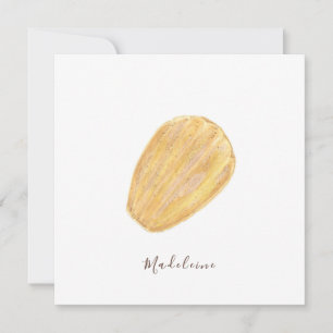 Madeleine watercolor card