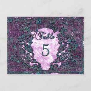 Madelina Liza  Victorian Table Number Card