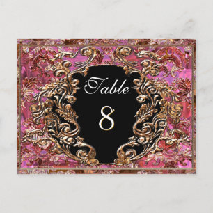 Madelina  Victorian Table Number Card