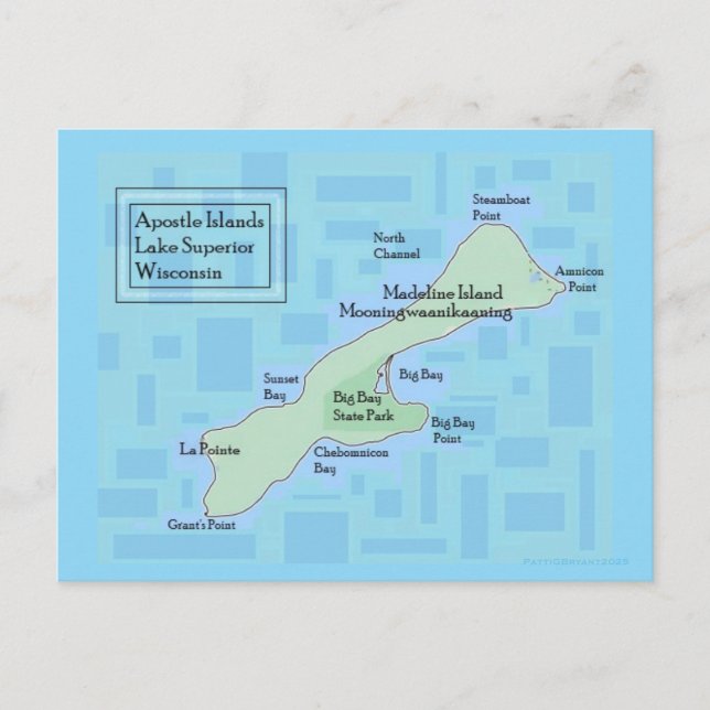 Madeline Island Postcard 2025 (Front)