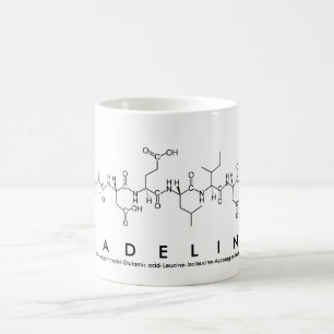 Madeline peptide name mug