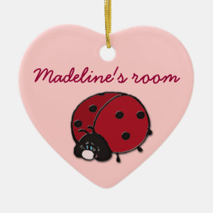 Madeline's room ceramic ornament
