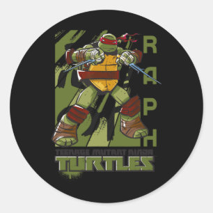Mademark X - - Original Tmnt New Raphael Classic Round Sticker