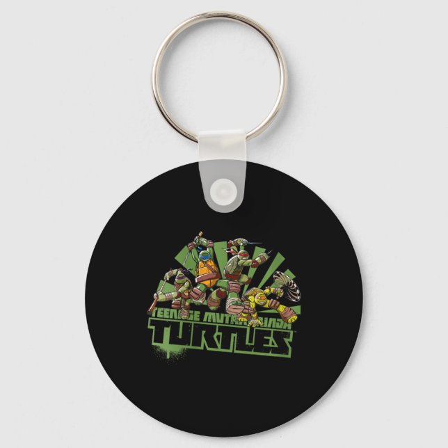 Mademark X - Womens - Original Tmnt New Series Tea Keychain (Front)