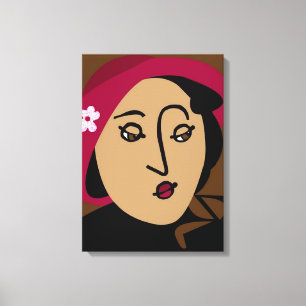 Mademoiselle Canvas Print