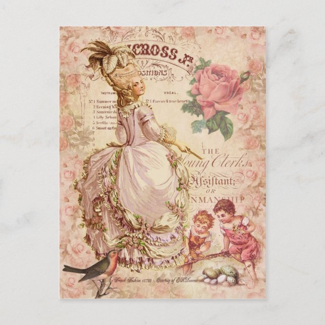 Mademoiselle Couture Postcard (Front)