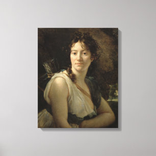Mademoiselle Duchesnoy in the Role of Dido Canvas Print