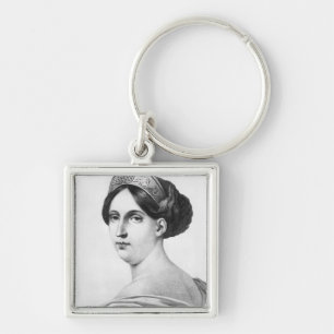 Mademoiselle George, 1825 Keychain
