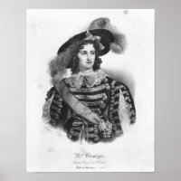Mademoiselle George in the role of Queen