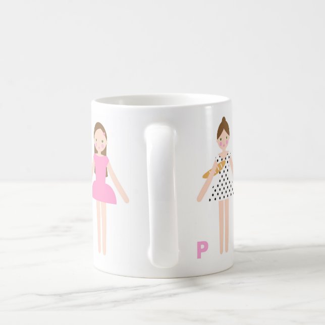 Mademoiselle in Paris Mug (Handle)