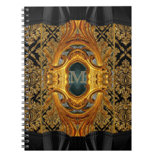 Mademoiselle Victorian  Monogram Notebook
