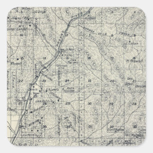 Madera County, California 10 Square Sticker